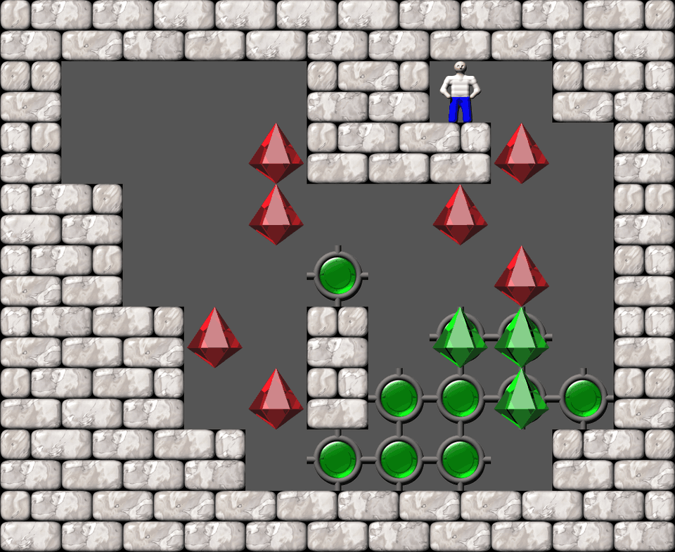 Sokoban Bugs509 collection level 285